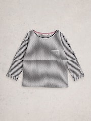 White Stuff Demi Dolman Stripe Top - Imagen 5 de 6