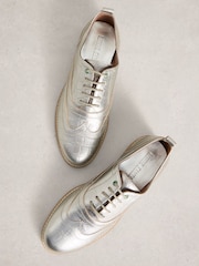 White Stuff Silver Thistle Lace Up Brogues - Image 4 of 4