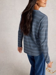 Azul - Camiseta Clara Stitch White Stuff - Imagem 2 de 6