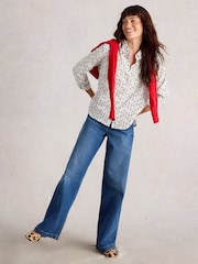 White Stuff White Sophie Cotton Shirt - Image 1 of 6