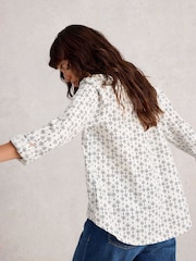 White Stuff White Sophie Cotton Shirt - Image 2 of 6