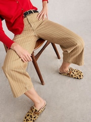 White Stuff Yellow Tia Wide Leg Crop Jeans - Image 3 of 6