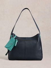 White Stuff Blue Hettie Leather Tote Bag - Image 3 of 5