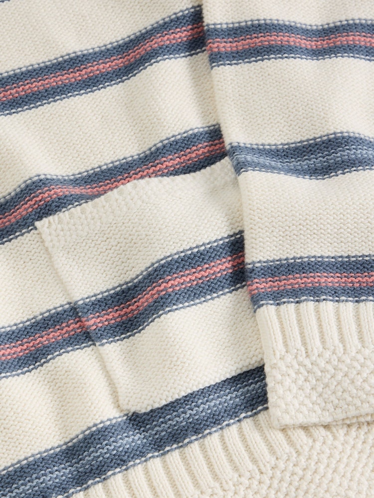 White Stuff White Victoria Stripe Jumper - Image 6 of 6