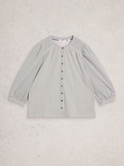 White Stuff White Stripe Mix Shirt - Image 5 of 6