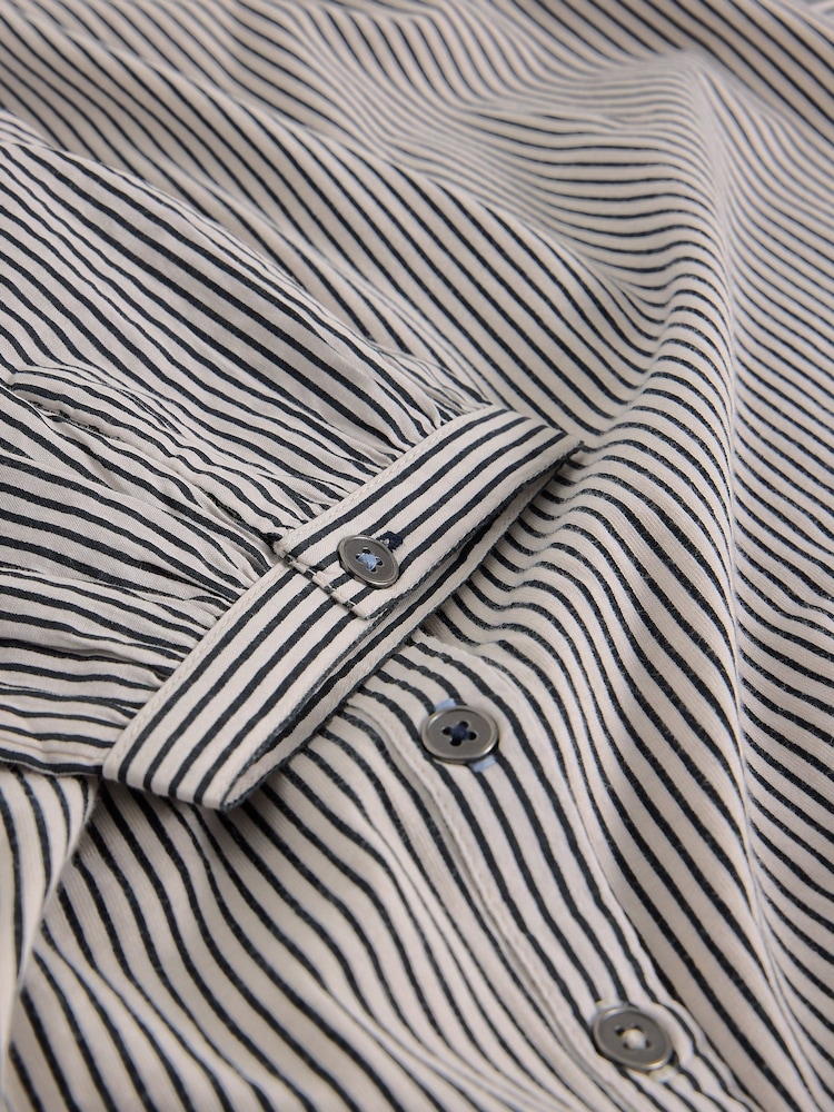White Stuff White Stripe Mix Shirt - Image 6 of 6
