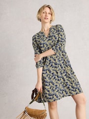 White Stuff Blue Frances Dress - Image 1 of 6