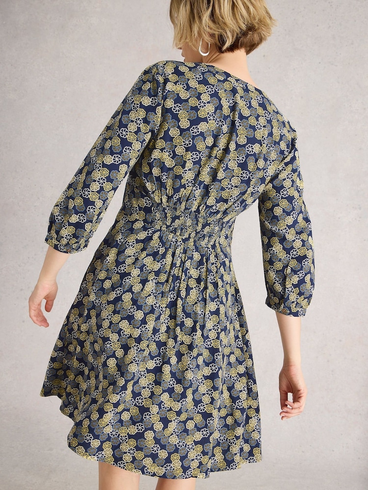 White Stuff Blue Frances Dress - Image 2 of 6 White Stuff Blue Frances Dress - Image 2 of 6