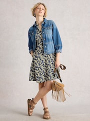 White Stuff Blue Frances Dress - Image 4 of 6