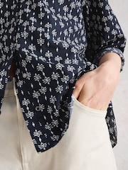 Azul - White Stuff Rae Cotton Top - Imagen 4 de 6