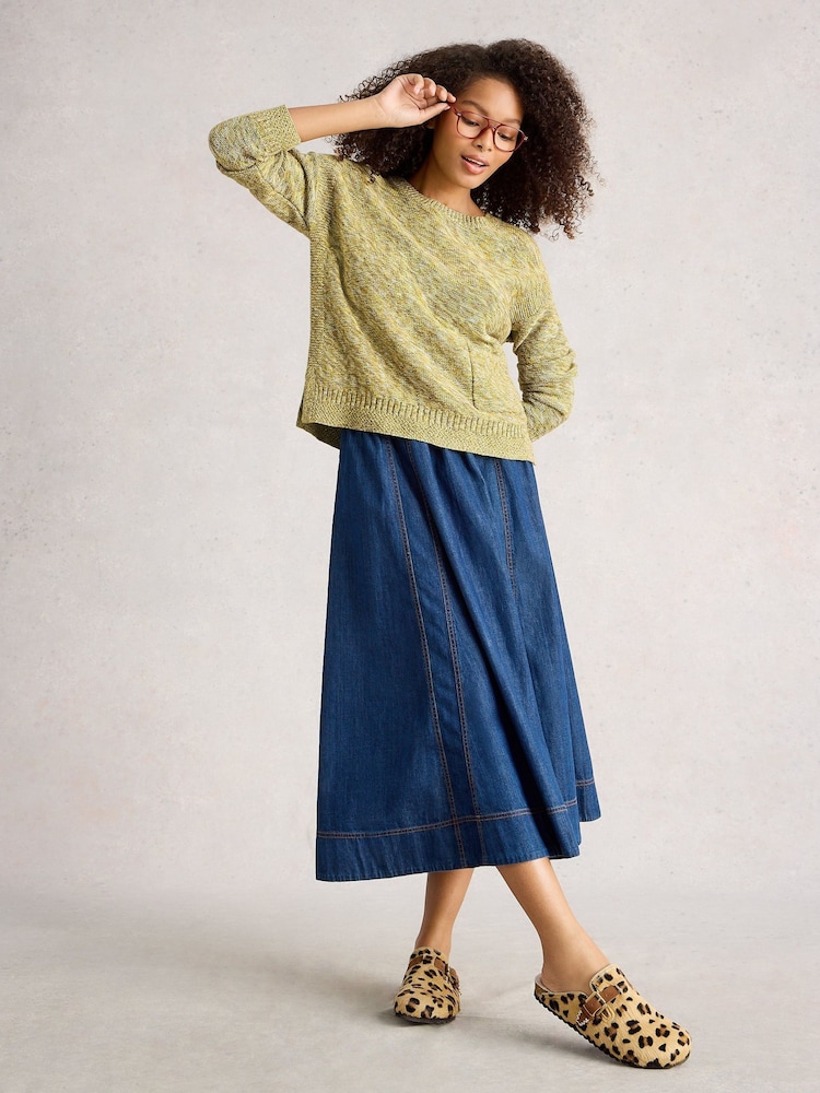 White Stuff Yellow Victoria Jumper - Image 1 of 6 White Stuff Yellow Victoria Jumper - Image 1 of 6