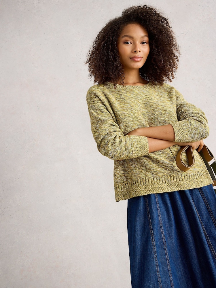 White Stuff Yellow Victoria Jumper - Image 2 of 6 White Stuff Yellow Victoria Jumper - Image 2 of 6