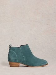 zelena - White Stuff širok kroj Suede Ankle gležnjarji - Slika 1 iz 4