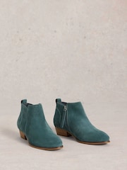 zelena - White Stuff širok kroj Suede Ankle gležnjarji - Slika 2 iz 4