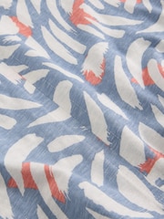 White Stuff Blue Nelly Notch Neck T-Shirt - Image 5 of 6
