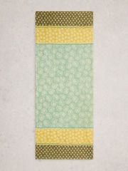 White Stuff Light Green Callie Printed Scarf - Image 2 of 3