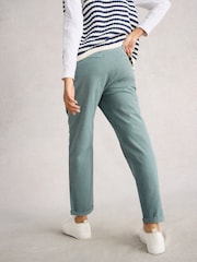 White Stuff Blue Twister Chino Trousers - Image 3 of 6