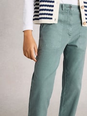 White Stuff Blue Twister Chino Trousers - Image 4 of 6
