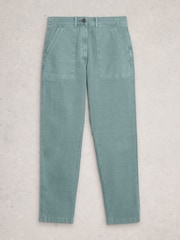 White Stuff Blue Twister Chino Trousers - Image 5 of 6