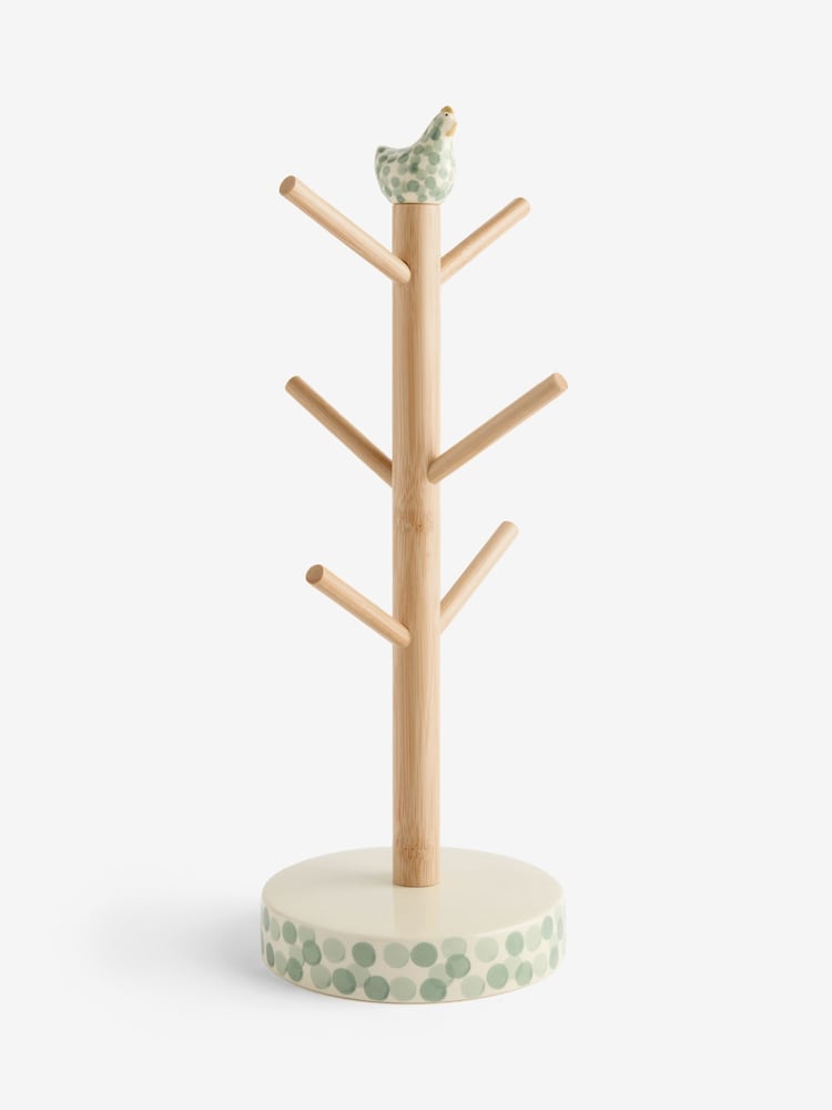 Sage Green Chicken Mug Tree - Image 6 of 6