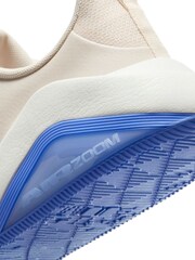 Nike Cream/Blue Bella 7 Workout Trainers - Image 10 of 11