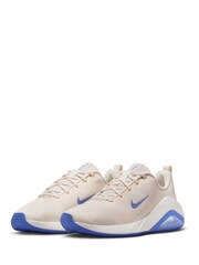 Nike Cream/Blue Bella 7 Workout Trainers - Image 6 of 11