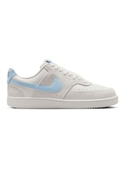 Nike Grey Court Vision Low Trainers - Image 1 of 8