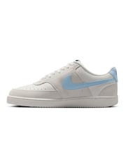Nike Grey Court Vision Low Trainers - Image 2 of 8