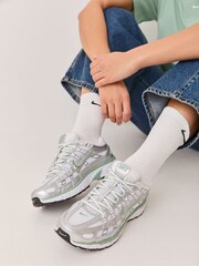 Nike Silver Green P 6000 Trainers - Image 1 of 4