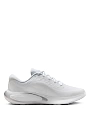 Nike White Metallic Journey Run Road Running Trainers - Image 6 of 13