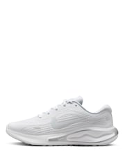 Nike White Metallic Journey Run Road Running Trainers - Image 9 of 13