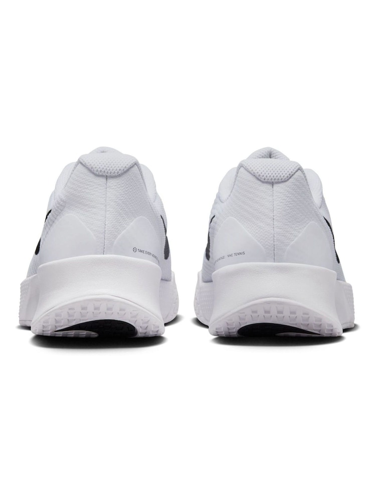 Nike White/Black Vapor Lite 3 Hard Court Tennis Trainers - Image 2 of 11