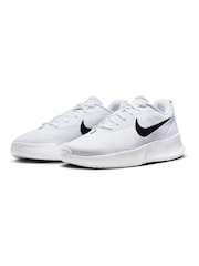 Nike White/Black Vapor Lite 3 Hard Court Tennis Trainers - Image 3 of 11