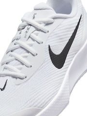 Nike White/Black Vapor Lite 3 Hard Court Tennis Trainers - Image 8 of 11