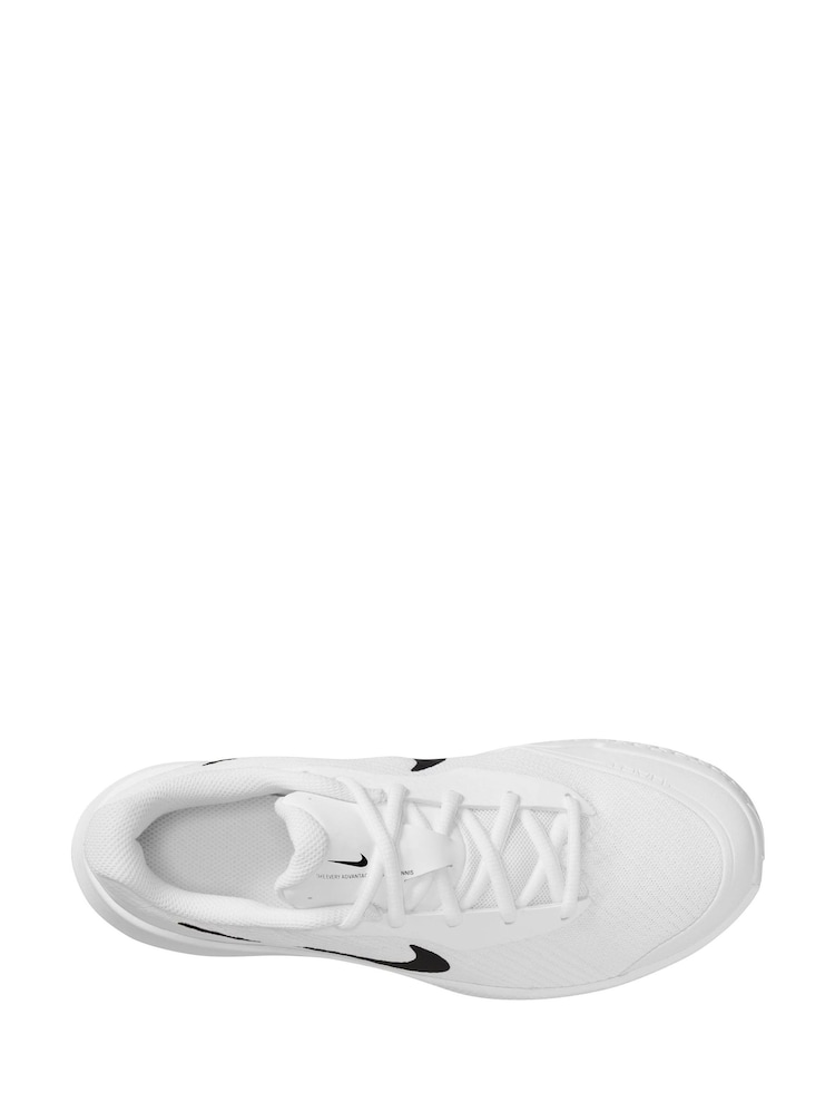 Nike White/Black Vapor Lite 3 Hard Court Tennis Trainers - Image 8 of 8