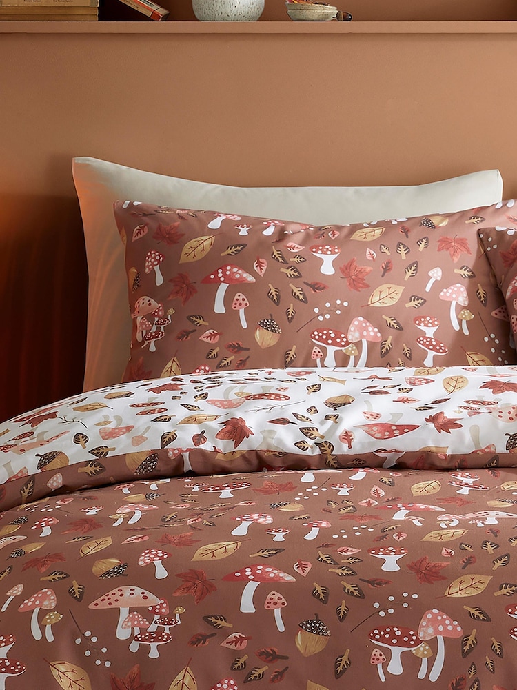 Fusion Natural Woodland Dreams Reversible Duvet Cover Set - Image 2 of 4 Fusion Natural Woodland Dreams Reversible Duvet Cover Set - Image 2 of 4