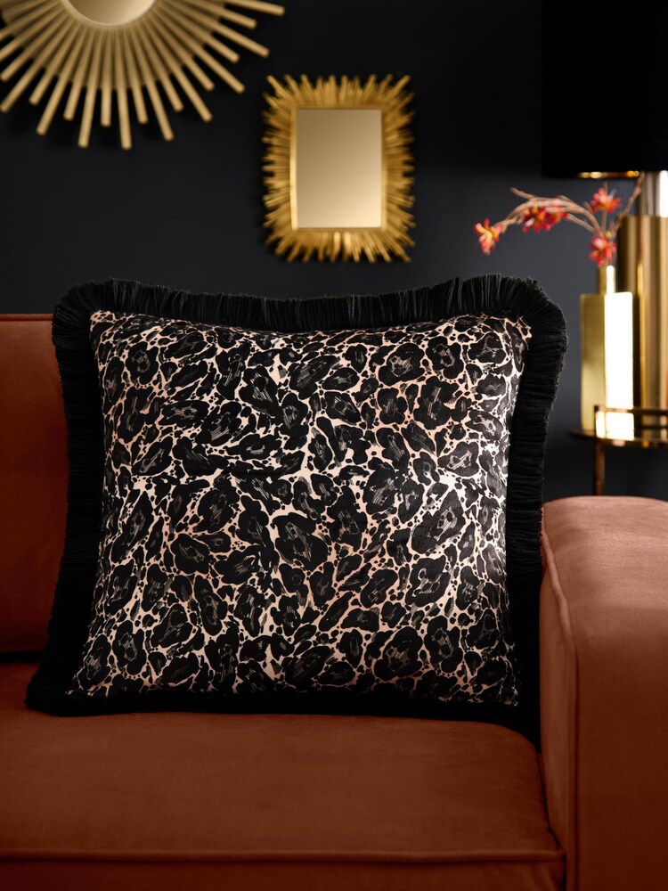 Laurence Llewelyn-Bowen Gold Josephine Velvet Filled Cushion - Image 1 of 5