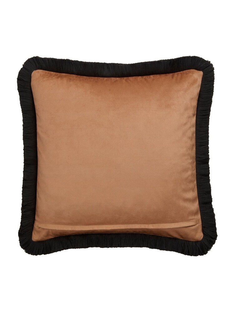 Laurence Llewelyn-Bowen Gold Josephine Velvet Filled Cushion - Image 5 of 5