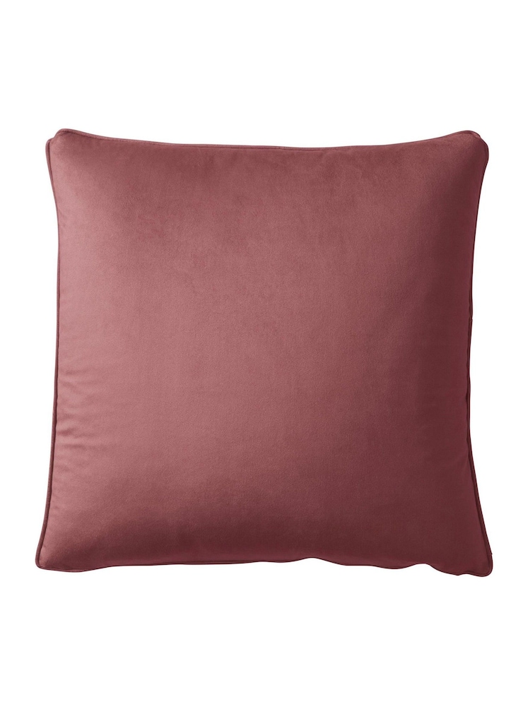 Appletree Pink Harlan Velvet Filled Cushion - Image 3 of 3