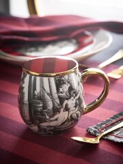 Laurence Llewelyn-Bowen Multi Festivo Porcelain Mug With Lid - Image 1 of 3