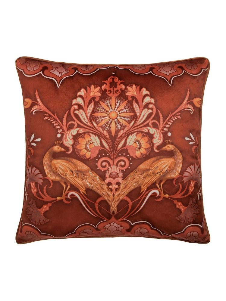 Laurence Llewelyn-Bowen Spice Veritas Velvet Filled Cushion - Image 2 of 3 Laurence Llewelyn-Bowen Spice Veritas Velvet Filled Cushion - Image 2 of 3
