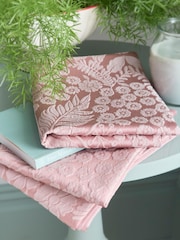Appletree Blush Toria Jacquard Duvet Cover Set - Image 4 of 5