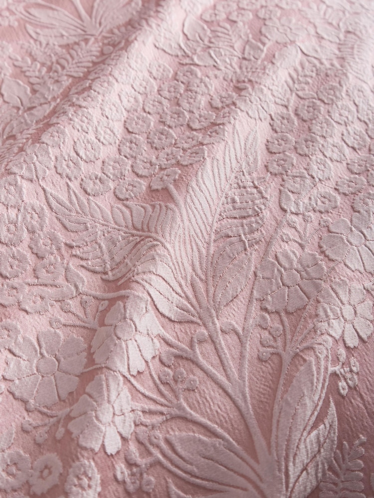 Appletree Blush Toria Jacquard Duvet Cover Set - Image 5 of 5