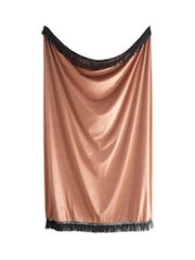 Laurence Llewelyn-Bowen Gold Josephine Velvet Throw - Image 6 of 6