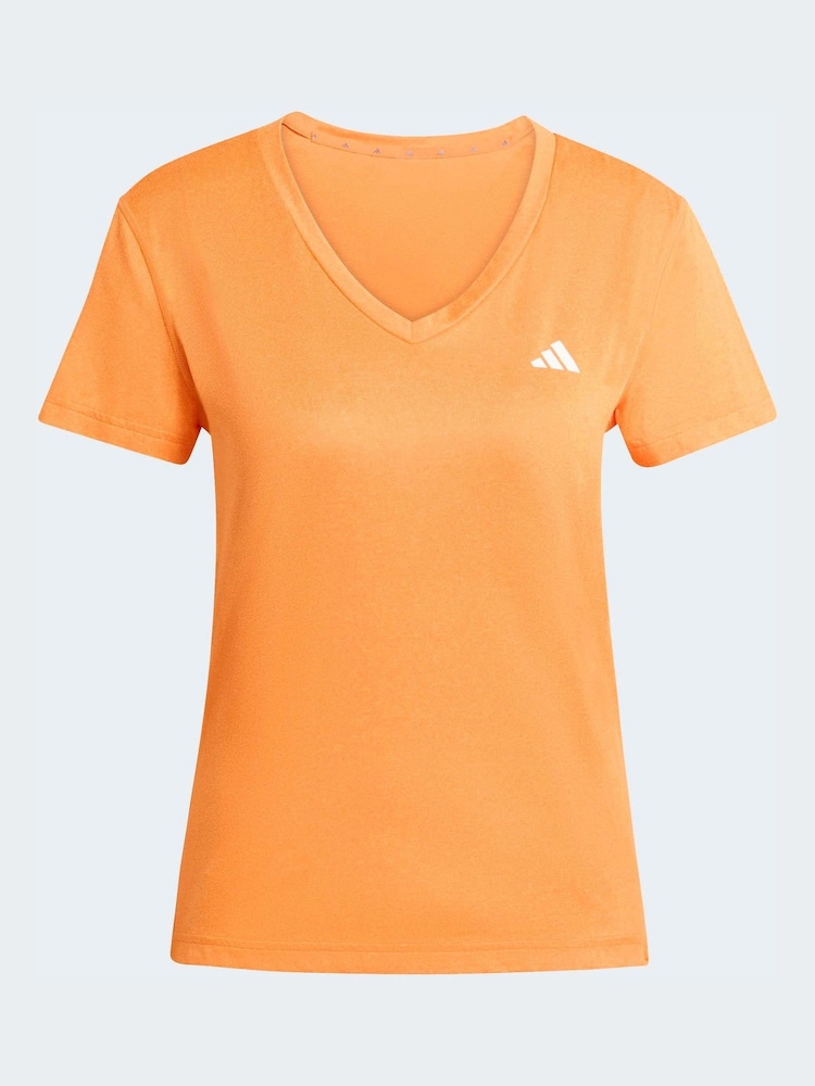 Pomarańczowy - adidas Workout Essentials V-Neck T-Shirt - Obraz 6 z 6 Pomarańczowy - adidas Workout Essentials V-Neck T-Shirt - Obraz 6 z 6