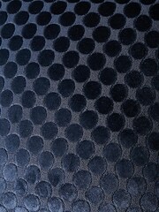 Soiree Navy Velvet Spot Filled Cushion - Image 3 of 5