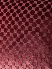Soiree Burgundy Velvet Spot Filled Cushion - Image 3 of 5