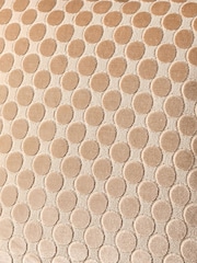 Soiree Natural Velvet Spot Filled Cushion - Image 3 of 5