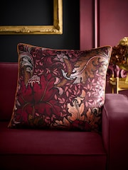Laurence Llewelyn-Bowen Morris Major Chintz Velvet Filled Cushion - Image 1 of 4