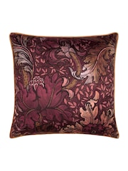 Laurence Llewelyn-Bowen Morris Major Chintz Velvet Filled Cushion - Image 3 of 4